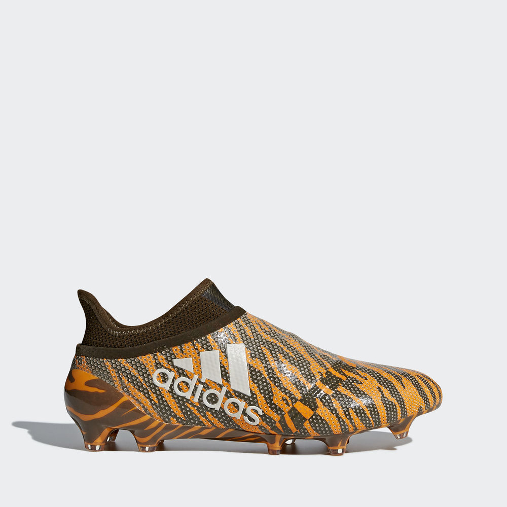 Adidas X 17+ Purespeed Firm Ground - ποδοσφαιρικα παπουτσια ανδρικα - Ανοιχτο Πορτοκαλι/Ελιά,Μέγεθος